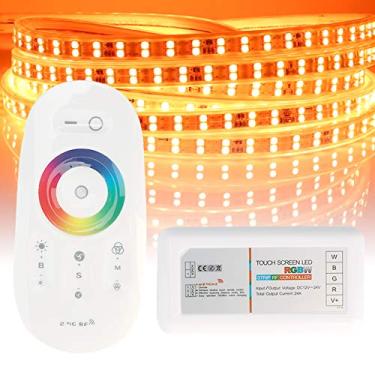 Imagem de YOUTHINK Controlador LED RGBW, Controlador de Luzes de Tira LED Dimmer Remoto Sem Fio de 2,4 GHz para Casa, Sala de Estar, Hotel, Mudança de Cor da Luz, RGBW, Faixa de COB de 12 a 24V