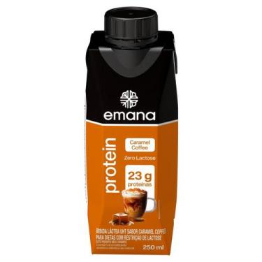 Imagem de Bebida Láctea Zero Lactose Caramel Coffee 23g 250ml Emana - Emana Prot