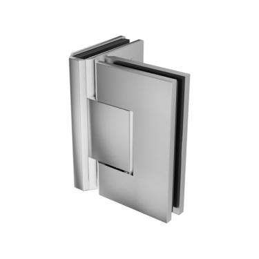 Imagem de Brixwell H90GTGSC Designer Series Dobradiça de vidro para porta de vidro 90 graus Cetim Cromo