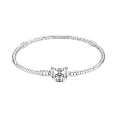 Imagem de Pulseira De Coração Borboleta Trevo De Quatro Folhas Em Prata 925 17-2