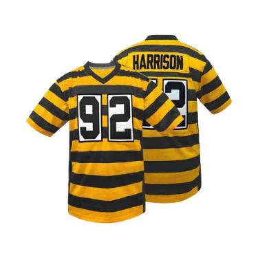 Imagem de Camisa De Futebol Masculina Pittsburgh Jersey De Malha Respirável Mang