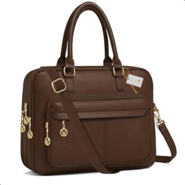 Imagem de Bolsa Pasta Notebook Exclusiva Feminina Masculina Tenha Mais Organização e Elegância em Movimento (Cafe)