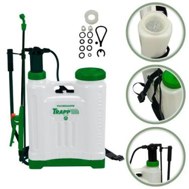 Imagem de Pulverizador Manual Costal Bomba 16 Litros Maquina Pressão Pulverizar 