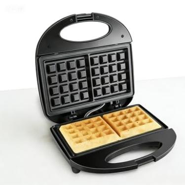 Imagem de Máquina 6 em 1 – Donuts, Torradeira, Waffles, Nozes, Sanduicheira e Grill, Antiaderente com Placas Removíveis, Ideal para Café da Manhã e Sobremesas Domésticas