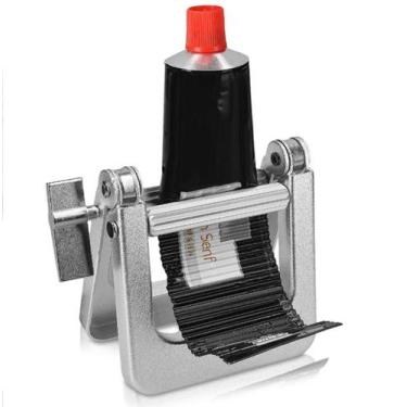 Imagem de Espremedor De Tubos De Pasta De Dente Grande Em Metal, Dispensador Mul