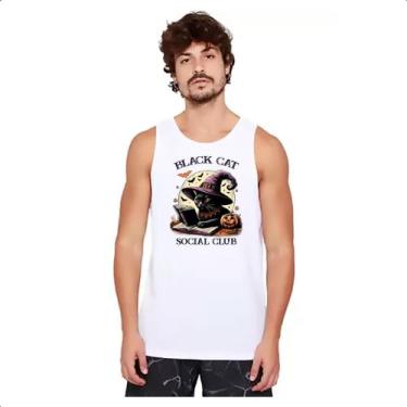 Imagem de Camiseta Regata Gato Preto clube social, G