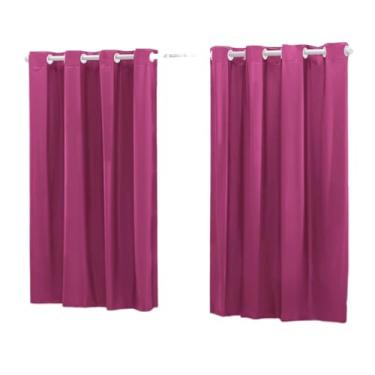 Imagem de Cortina Blackout Corta Luz Blackout 2,20m X 1,30m Decoração Sala e Quarto