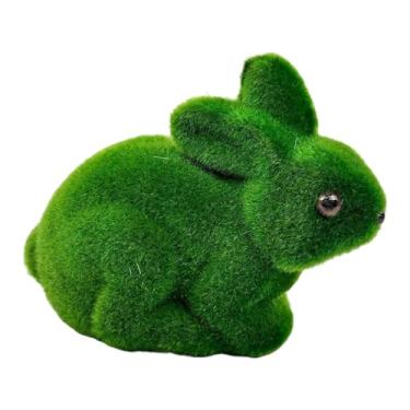 Imagem de Bothyi Estátua de Aveludado, Escultura de Arte Moderna, Miniatura de Espuma, Decoração de Páscoa para Loja, Quarto e Sala de Estar