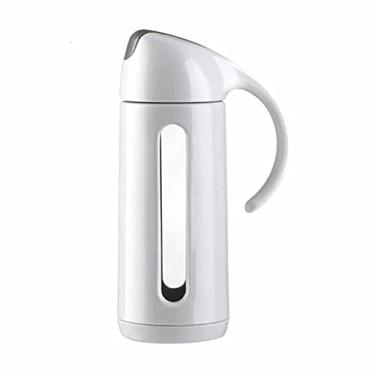 Imagem de Dispensador de óleo de oliva de vidro pote de molho à prova de vazamento garrafa de vinagre molho barco garrafa de óleo para cozinhar dispensador de mel (cor: A) (B)