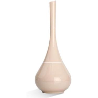 Imagem de Conjunto de escova de vaso sanitário, escova de vaso sanitário e assento banheiro banheiro conjunto de escova de vaso sanitário totalmente fechado conjunto de escova removível suporte de escova de