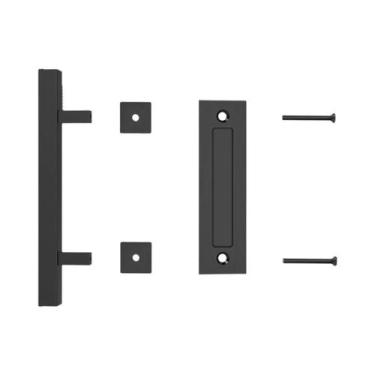 Imagem de Conjunto De Ferragens Para Porta De Celeiro Deslizante De 12 Polegadas