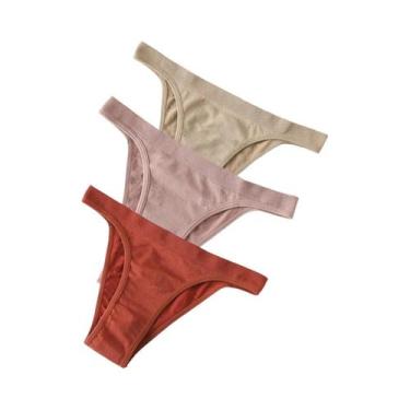 Imagem de Conjunto De Calcinhas Brasileiras Sem Costura De Cintura Alta Para Mul