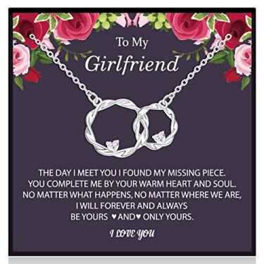 Imagem de Your Always Charm Colar I Love You, 100 idiomas para namorada, esposa, coração, colar de dia dos namorados, presente romântico para ela, outro