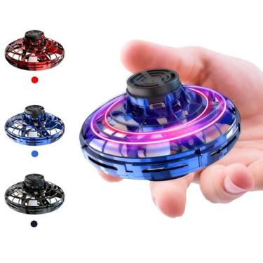 Imagem de Spinner Voador Brinquedo Drone Fidget Toy Boomerang - Art Brink, Azul
