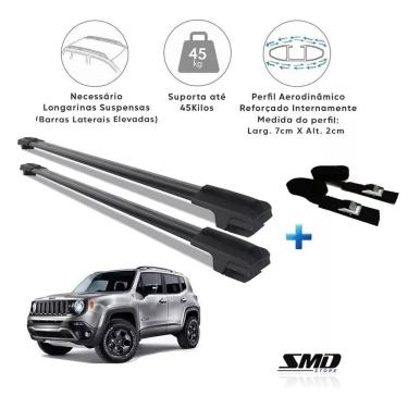 Imagem de Travessa Aluminio Preto Renegade 15 A 23 Cinta Amarração