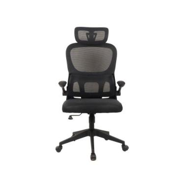 Imagem de Cadeira Escritório Office Arantes, Preto, 111000003 - MAXPRINT