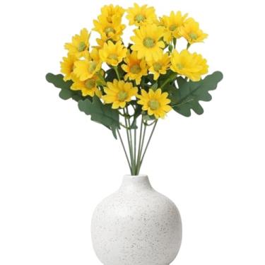 Imagem de Mães artificiais, flores artificiais resistentes aos raios UV, folhas de eucalipto resistentes à água, flores para o túmulo de Halloween, , casa, quintal, pátio, exterior, jardim, de Ação de