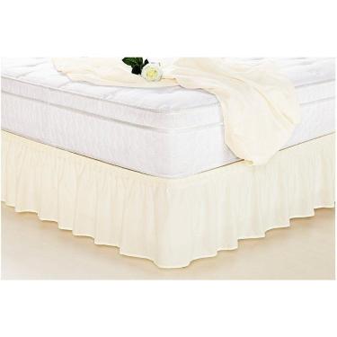 Imagem de Saia Ajustável Para Cama Box Casal Padrão Renata Palha