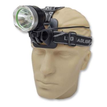 Imagem de Lanterna Farol Bike Led T6 + Pac 6 De Baterias Autonomia 8Hr