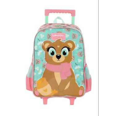 Imagem de Mochila Rodas Escolar Infantil Up4You Luxcel IC41032UP Cor:Verde, Verd