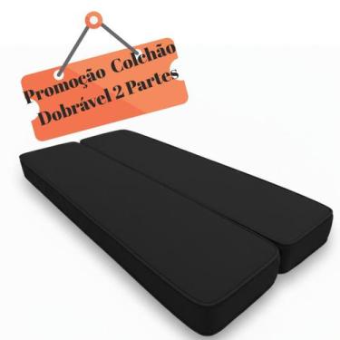 Imagem de Colchão Solteiro Dobrável para Viagens e Hóspedes  Prático, Confortáve