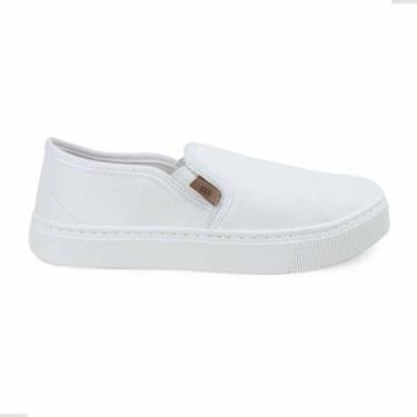 Imagem de Tenis Slip On Feminino Leve Confortavel Antiderrapante Branco-Feminino