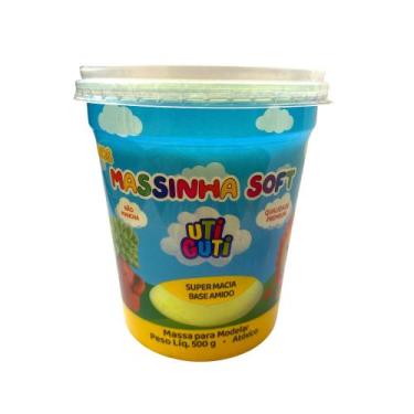 Imagem de Massa De Modelar Massinha Soft 500g UTI GUTI, Amarelo