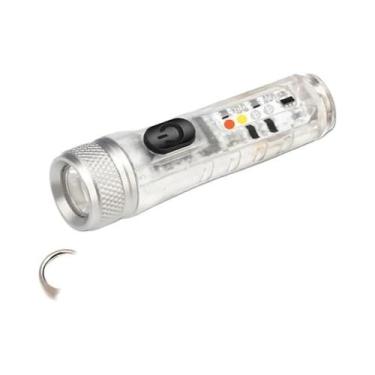 Imagem de Lanterna Mini LED Recarregável Com Chaveiro, Magnética, USB, Tocha De 