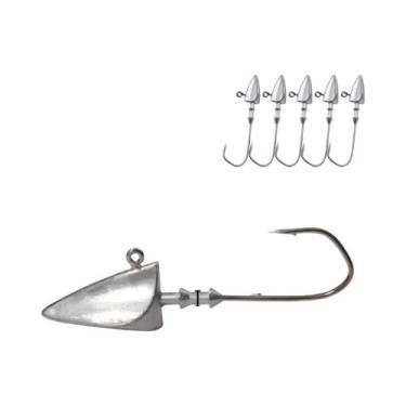 Imagem de Conjunto De Anzóis Jig Head De Metal Reforçado 5 Peças 3.5g 10g 21g 35