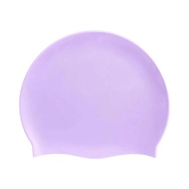 Imagem de Touca De Natação Unissex De Silicone Confortável, Durável, Antiderrapa