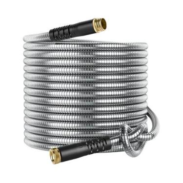 Imagem de Mangueira De Jardim De Aço Inoxidável 304 Reforçada, Flexível, Anti-To