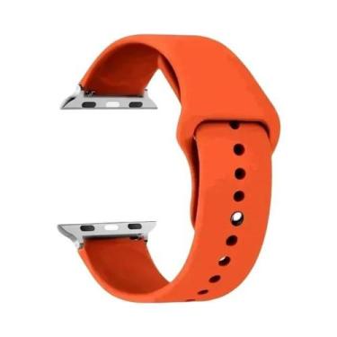 Imagem de Pulseira De Silicone Para Apple Watch Série 7 6 5 4 3 SE 8 Ultra 38mm 