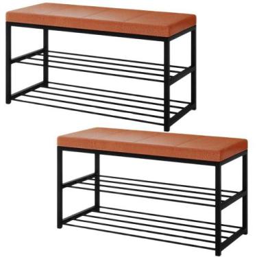 Imagem de Kit 2 Sapateiras 2 Prateleiras Industrial Elegance VConcept - VNS Conc