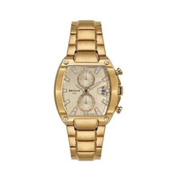 Imagem de Relógio Seculus Masculino Quadrado Cronografo 77283gpsvda2-Masculino