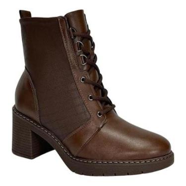 Imagem de Bota Piccadilly Coturno Maxi Denise 769003 Marrom-Feminino
