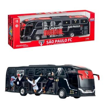 Imagem de Ônibus De Futebol 40cm Grande Licenciado - Brinquedo Infantil Com Desi