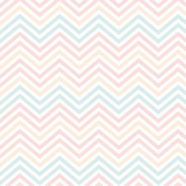 Imagem de Papel De Parede Chevron Azul Rosa Laranja E Branco Adesivo