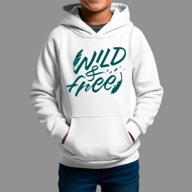 Imagem de Moletom Canguru Infantil Basico Masculino Casual Moda Country Inverno 