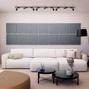 Imagem de Painel Acústico Absorvedor Decorativo 60x60 Soft Linho Maestra Acústic