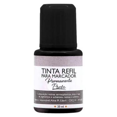 Imagem de Refil de Tinta Para Marcador Permanente Prime Faz até 30 Recargas Seca