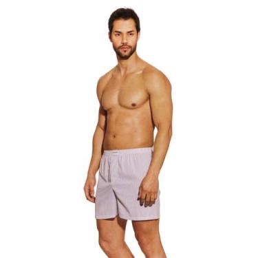 Imagem de Cueca Samba Canção Presidente B272 Algodão - Plus Size - Lenços Presid