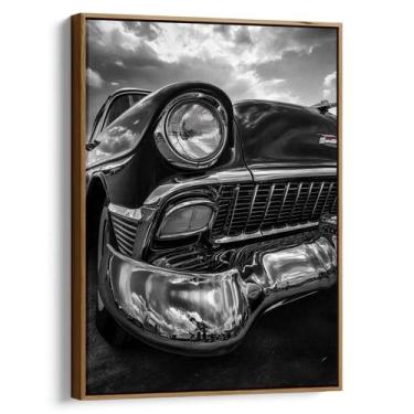 Imagem de Quadro decorativo Carro Clássico Sob o Céu Tempestuoso - Art Canvas, 6