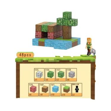 Imagem de Conjunto De Blocos Magnéticos De Construção STEM Montessori, Brinquedo