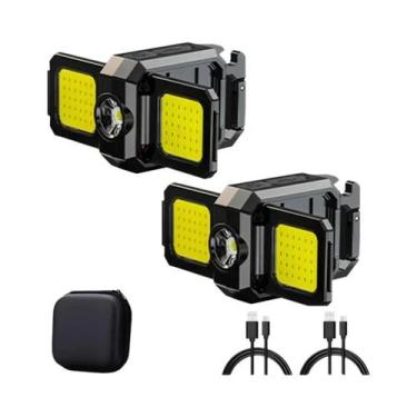 Imagem de Lanterna De Trabalho LED COB Recarregável, Mini Lanterna Portátil, À P