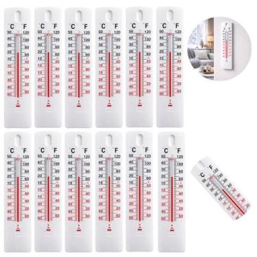 Imagem de 12 Termômetros Plástico Ambiente Utilidades Domésticas - Mares Comerci
