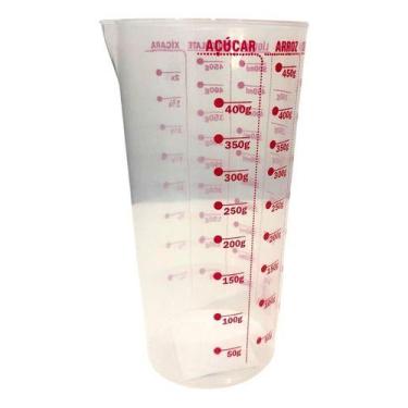 Imagem de Copo Dosador Ingredientes Graduado 500ml P/ Cozinha Prático - NORIONE,