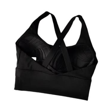 Imagem de Sutiã Esportivo Feminino De Yoga Com Absorção De Impacto E Respirável 