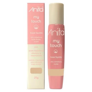 Imagem de Base Líquida Matte My Touch Alta Cobertura Cor 06 25g Anita
