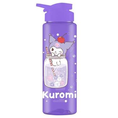 Imagem de Garrafa Squeeze Kuromi My Melody 800ml Inox E 750ml Escolar KUROMI:LIL