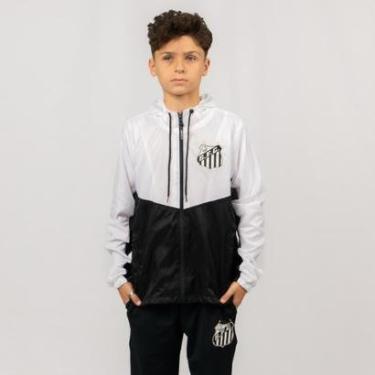 Imagem de Jaqueta Santos Oficial Corta Vento Nylon Juvenil-Masculino